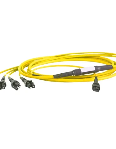 Switch2Open S-CAB-OS2-MTP-4LCD-X | MTP to 4× LC-Duplex OS2 Singlemode Fiber-Optic Cable