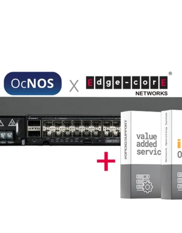 IP Infusion OcNOS SP Router | Edgecore Networks CSR300 (AS7315-30X): 4x1G RJ45, 16x10G, 8x25G, 2x100G | L2/L3 Support | 100G Access