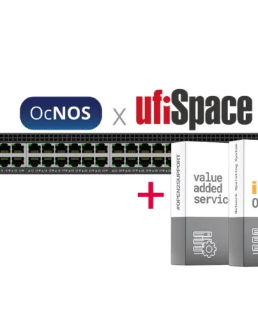 IP Infusion OcNOS DC Switch | UfiSpace S6301-56ST: 48x1G RJ45, 8x10G | L2/L3 Support | 1G Cloud & Data Center