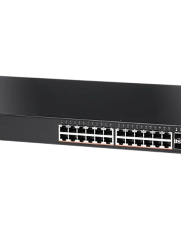 Edgecore ECS2100-28PP: 24x1G RJ45 PoE, 4x1G SFP | L2 | 1G Access