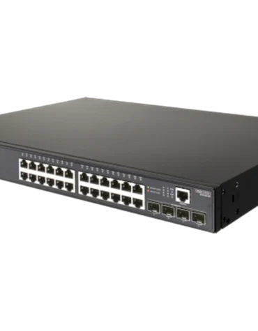 Edgecore ECS4100-28P: 24x1G RJ45 PoE, 4x1G SFP | L2/L3 Lite | 1G Access